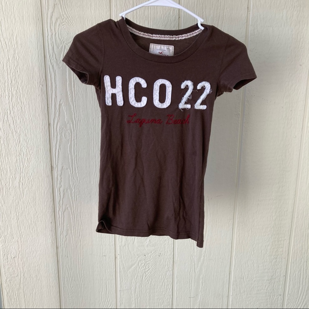 Brown vintage hollister baby t